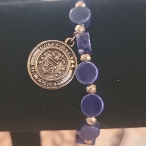 Aire force bracelet blue